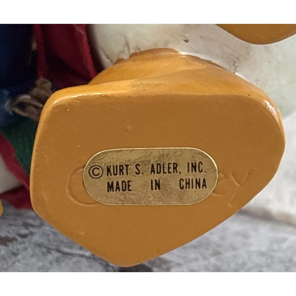 Kurt S Adler Disney Donald Duck Marching Drum Vintage Christmas‎ Ornament